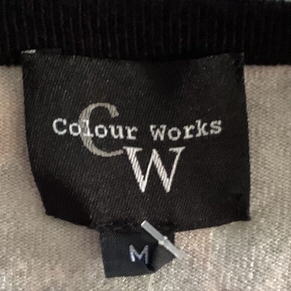 NWT Colour Works Animal Print Sweater with black beading Size: Medium - Picture 8 of 10